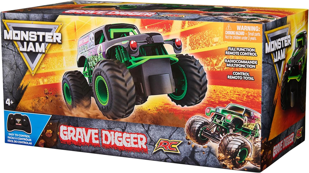 Monster Jam - Camión monstruo de control remoto oficial Grave Digge...