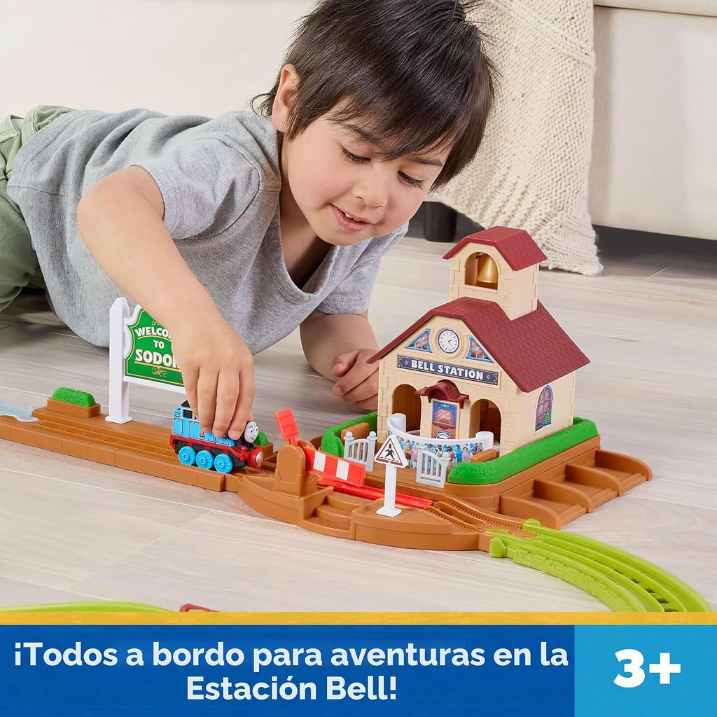 Thomas & Friends Bell Station Playset y tren de juguete de Thomas