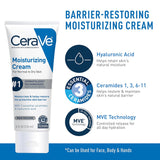 CeraVe Set hidratante para el cuidado de la piel, crema hidratante...