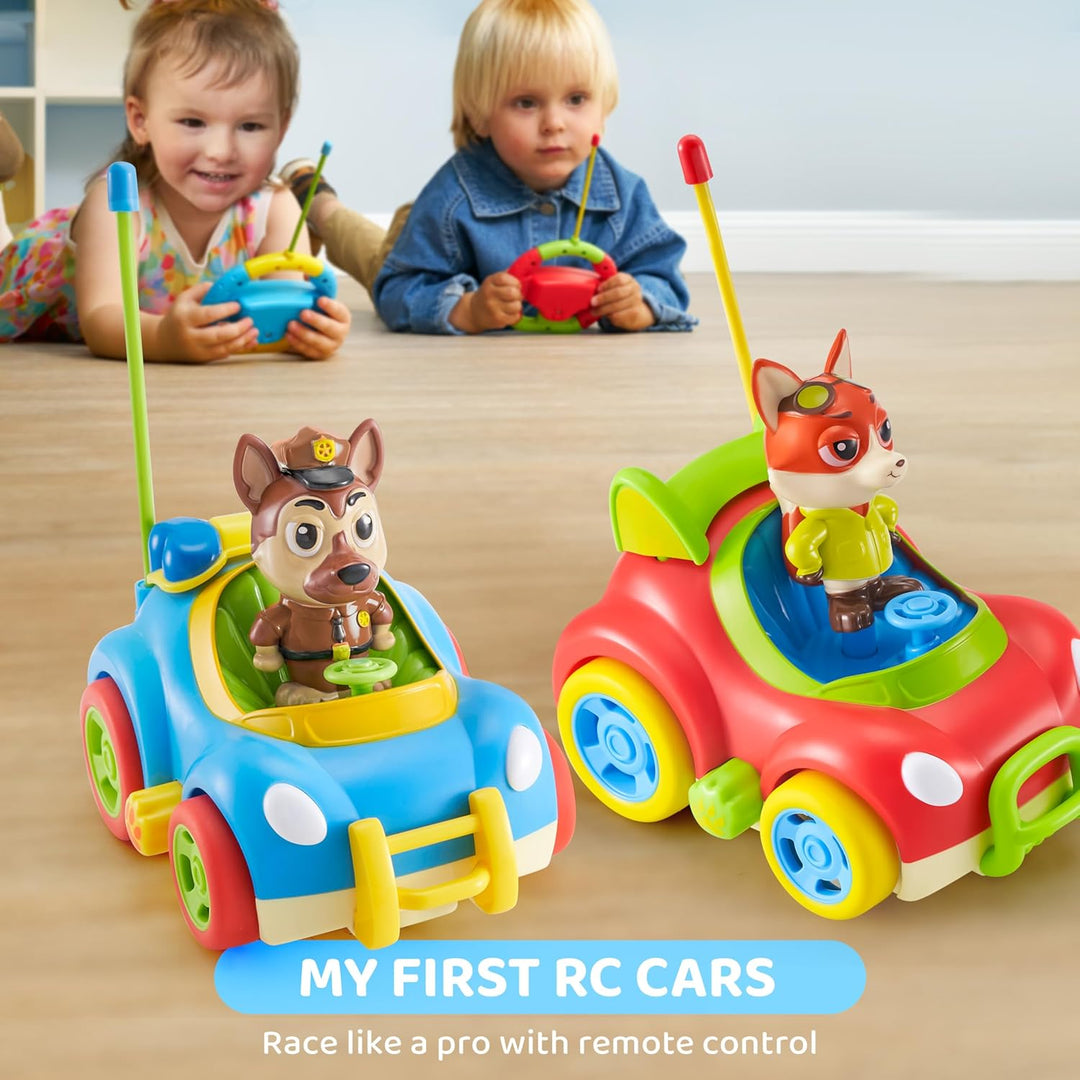 Auto a control remoto para niños pequeños paquete de 2