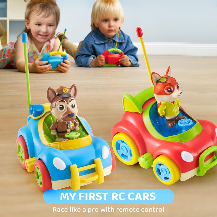 Auto a control remoto para niños pequeños paquete de 2