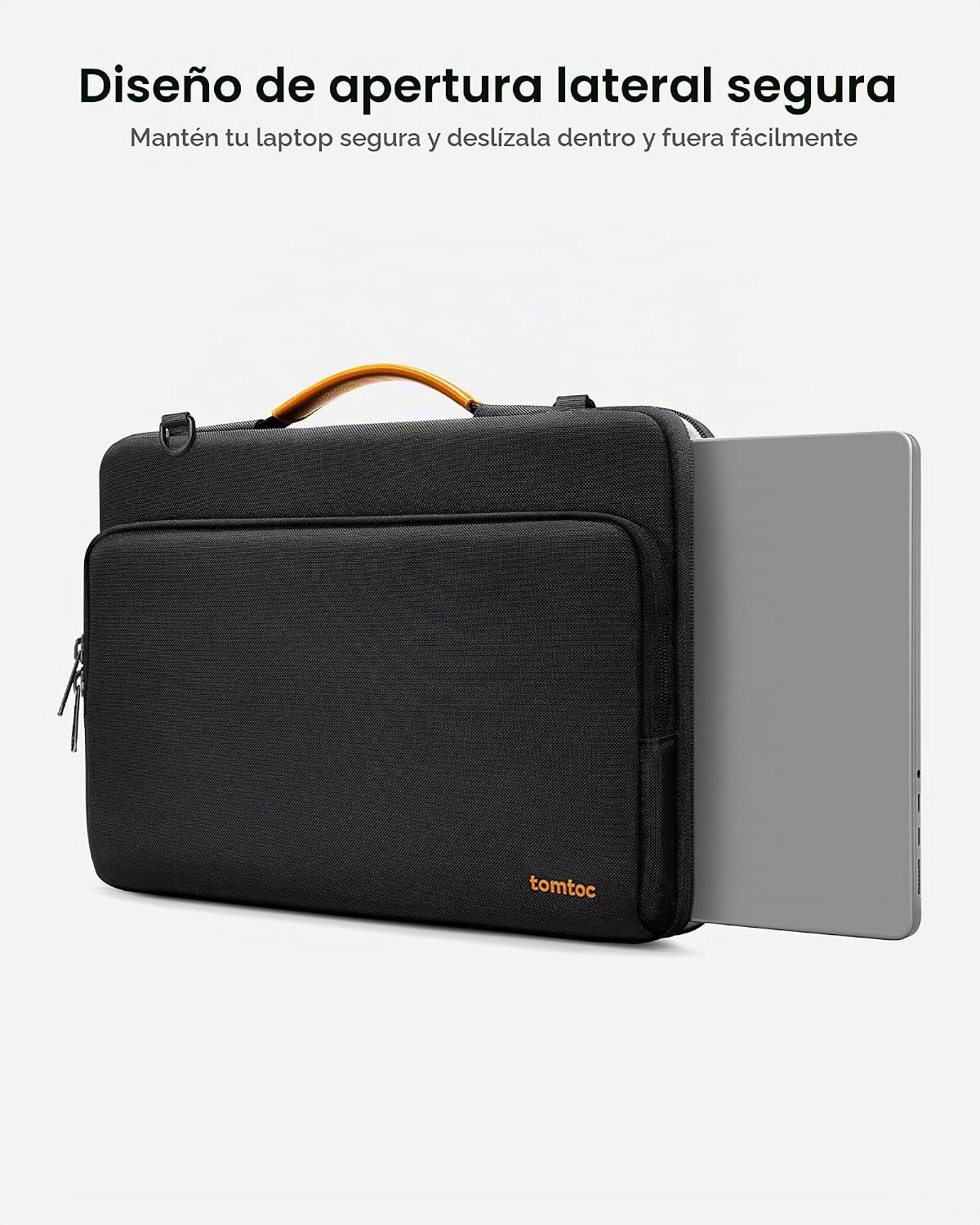 tomtoc Bolsa de hombro protectora para laptop de 360° para MacBook...