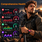 Reloj inteligente GPS para exteriores C31: diseño resistente al agua de 3 ATM, pantalla TFT de 1.46 ″, sensores de movimiento de 6 ejes, seguimiento GPS integrado, batería de larga duración de