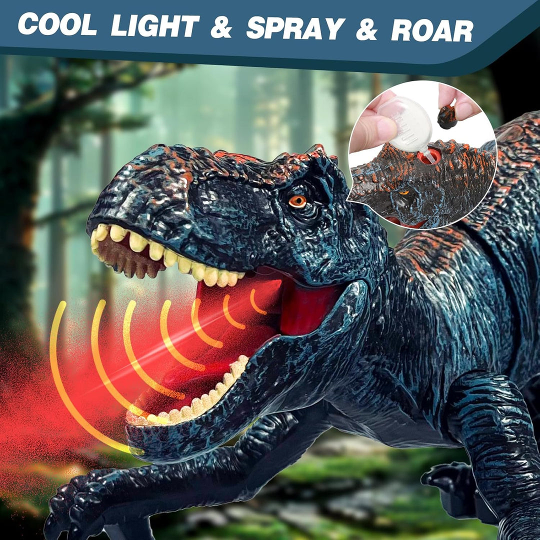 Sunrad Juguetes de dinosaurio a control remoto para niños de 3-5, 4...
