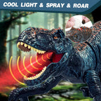 Sunrad Juguetes de dinosaurio con control remoto para niños de 3-5, 4-7, 8, Azul