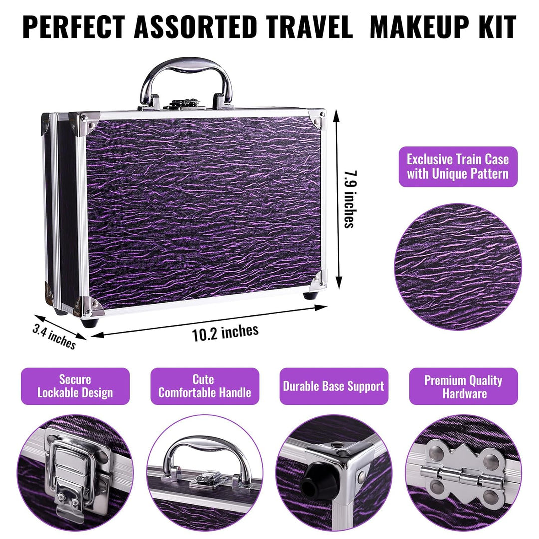 Kit completo de maquillaje para adolescentes y mujeres, estuche de...