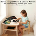 Sycomore ARTISSIMO-Scratch Hair Art y Unicornios, CREA014