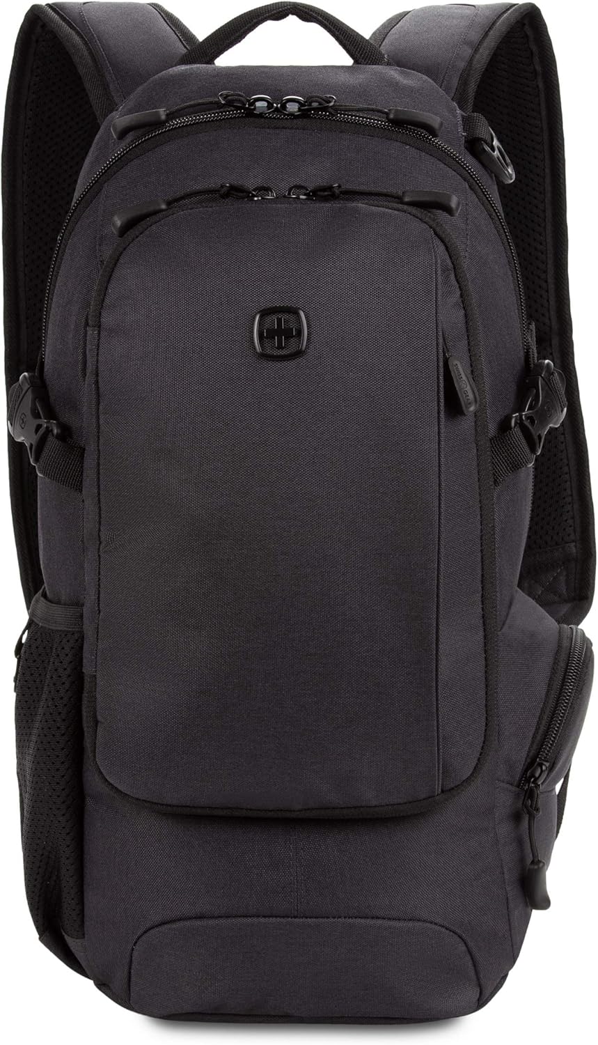SwissGear 3598 Mochila Mochila de Día Estrecha, Gris oscuro