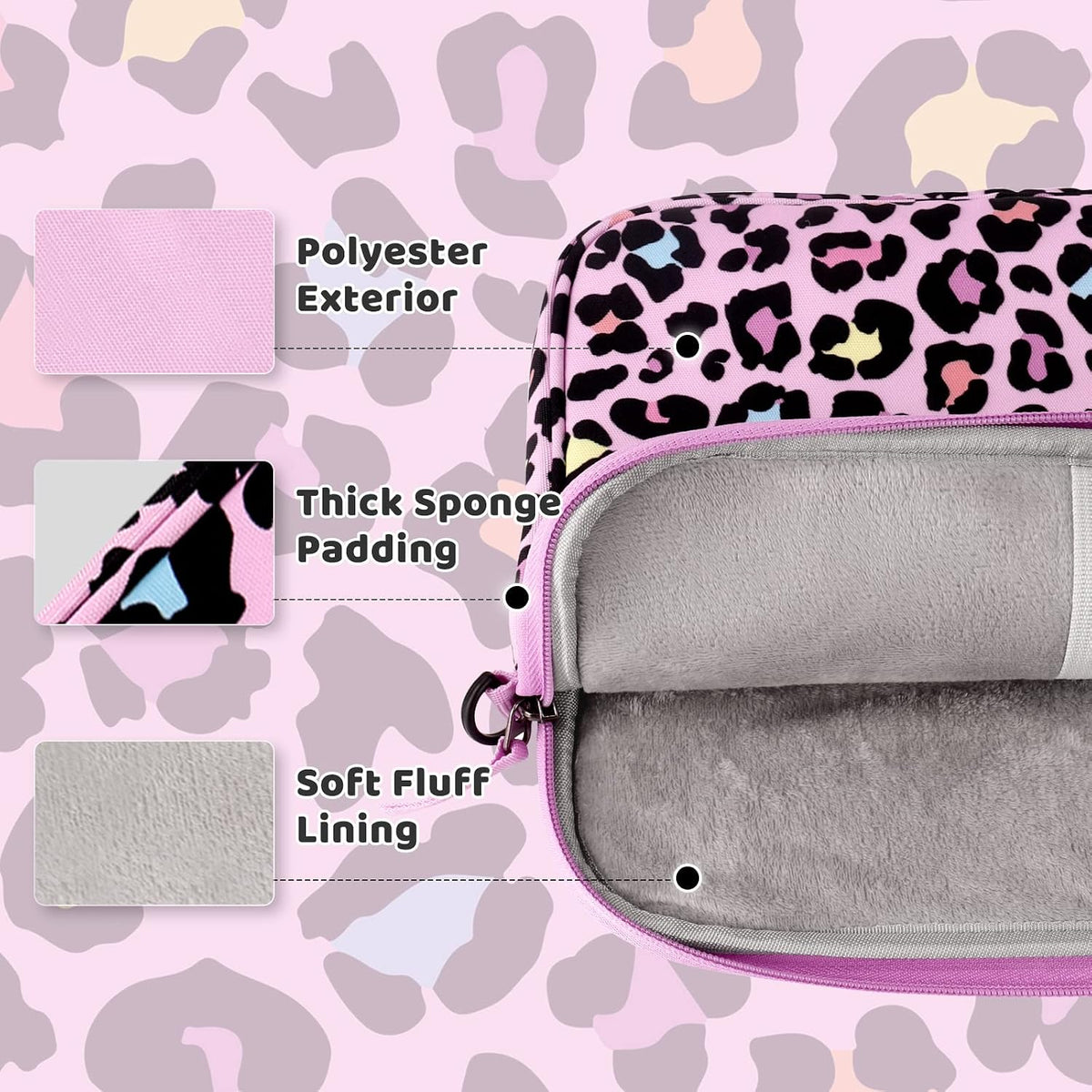 Funda de transporte para tablet Fire HD 8 10 para niños