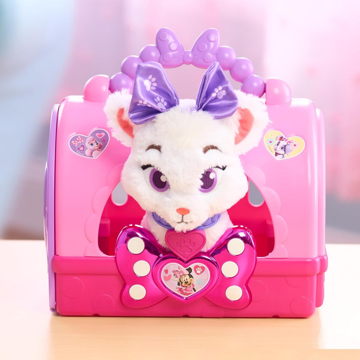 Disney Jr. Minnie Mouse Pampered Paws - Juego de rol para transportar