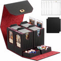 MTG Commander - Caja de almacenamiento de 4 tarjetas con asa