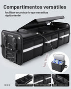 HOTOR Organizador de maletero - Organizador de coche y almacenamiento con bolsa enfriadora para SUV