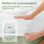 Niagara Sleep Solution - Cubrecolchón ultra suave, alivio del dolor de