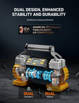 AstroAI Bomba de inflado de neumáticos portátil de 160 PSI DC de al...
