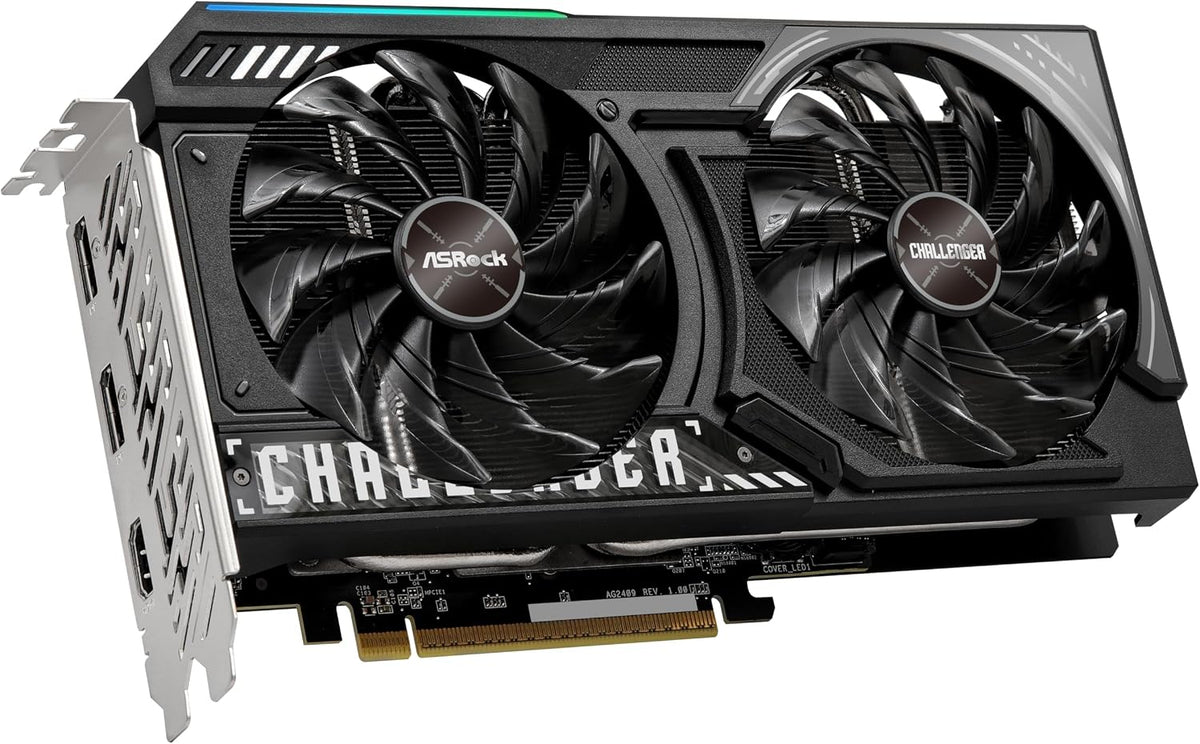 ASRock Tarjeta gráfica Radeon RX 9060 XT Challenger 16GB GDDR6 OC |...