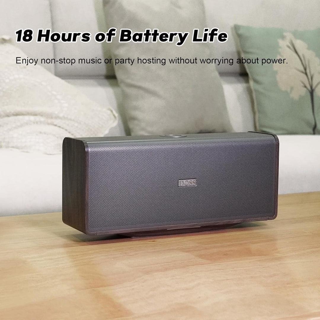 DOSS SoundBox Ultra - Altavoz Bluetooth con audio de 2.1 canales, s...