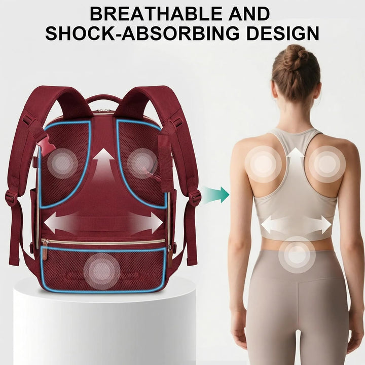 TILYMOL Travel Backpack for Women - 15.6 inch Laptop Bag Flight App...