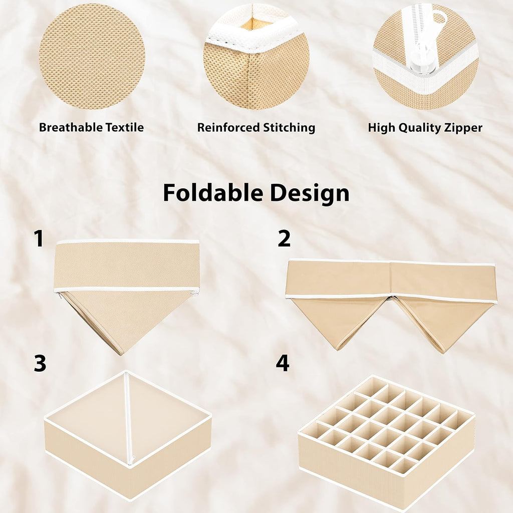 Simple Houseware Organizador de ropa interior para armario, divisor, 7