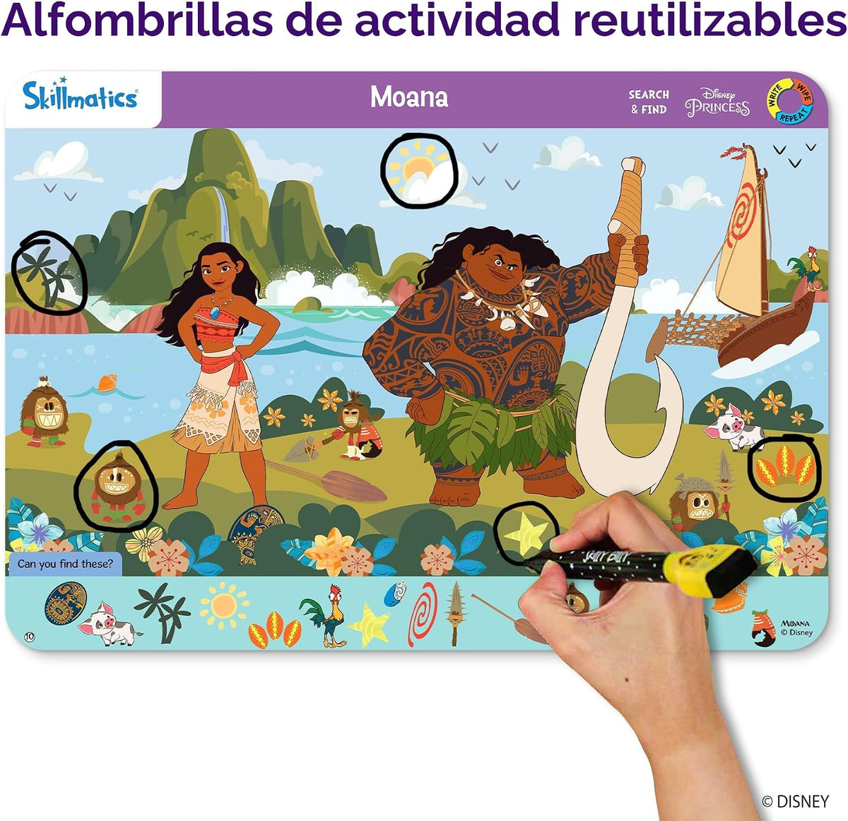 Skillmatics Juguete preescolar de búsqueda y búsqueda - Princesa de Disney