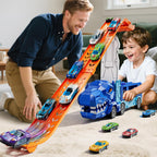 Juego de carriles de camiones para niños de 3, 4, 5, 6 años