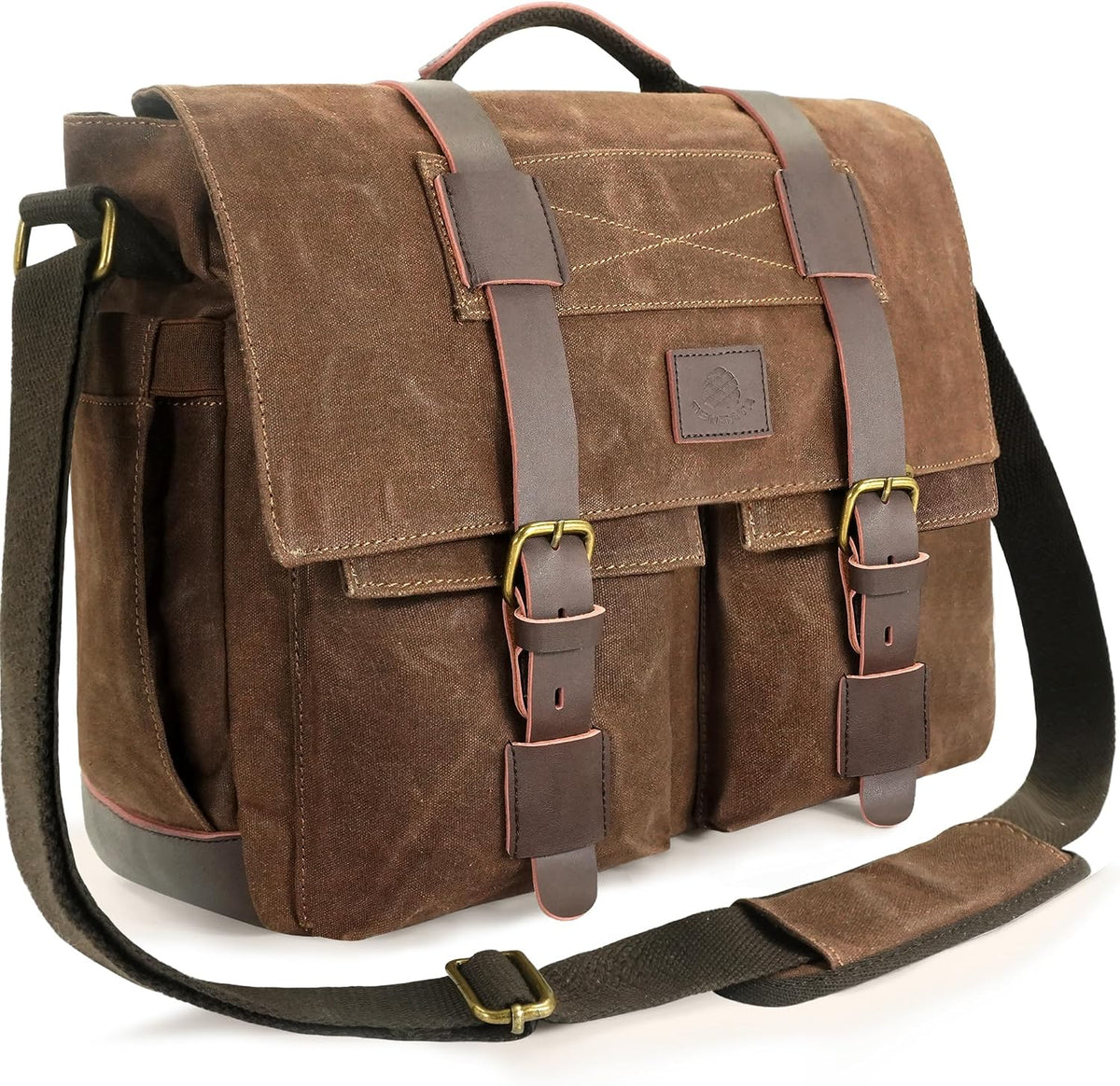 Bolsa tipo mensajero para hombre - Bolsa impermeable de lona
