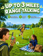 Rechargeable Walkie Talkies para Kids, Outdoor Toys Games para Kids Age 4-12