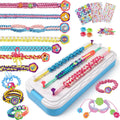 DDAI Kits de fabricación de pulseras de la amistad, manualidades – Artes y manualidades para niños de 8 a 12 años – Regalos de cumpleaños para niñas de 7, 9, 10, 11, 12 años, juguetes para niñas de 7, 9, 10, 11 y 12 años, caja de telar para hacer pulseras
