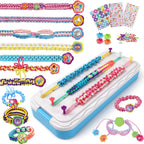 DDAI Kits de fabricación de pulseras de la amistad, manualidades – Artes y manualidades para niños de 8 a 12 años – Regalos de cumpleaños para niñas de 7, 9, 10, 11, 12 años, juguetes para niñas de 7, 9, 10, 11 y 12 años, caja de telar para hacer pulseras