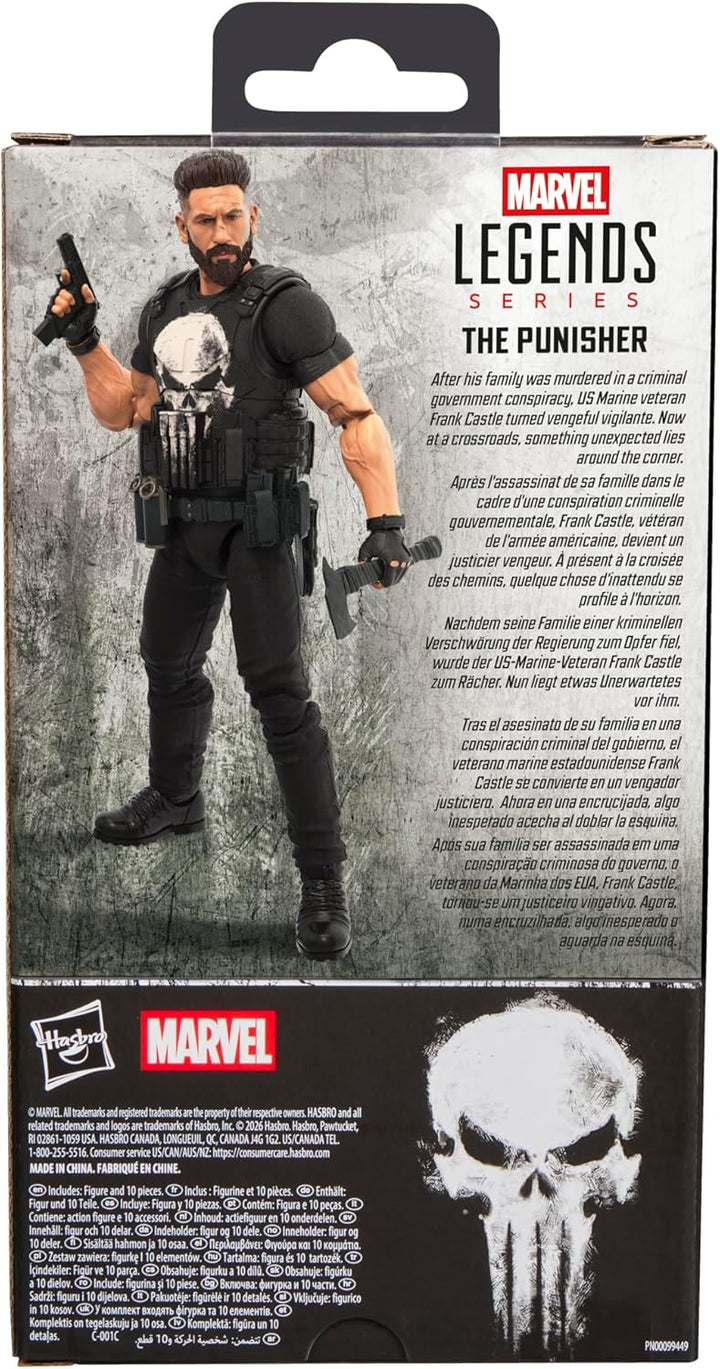 Marvel Legends Series Punisher, The Punisher - Juego de figuras de...