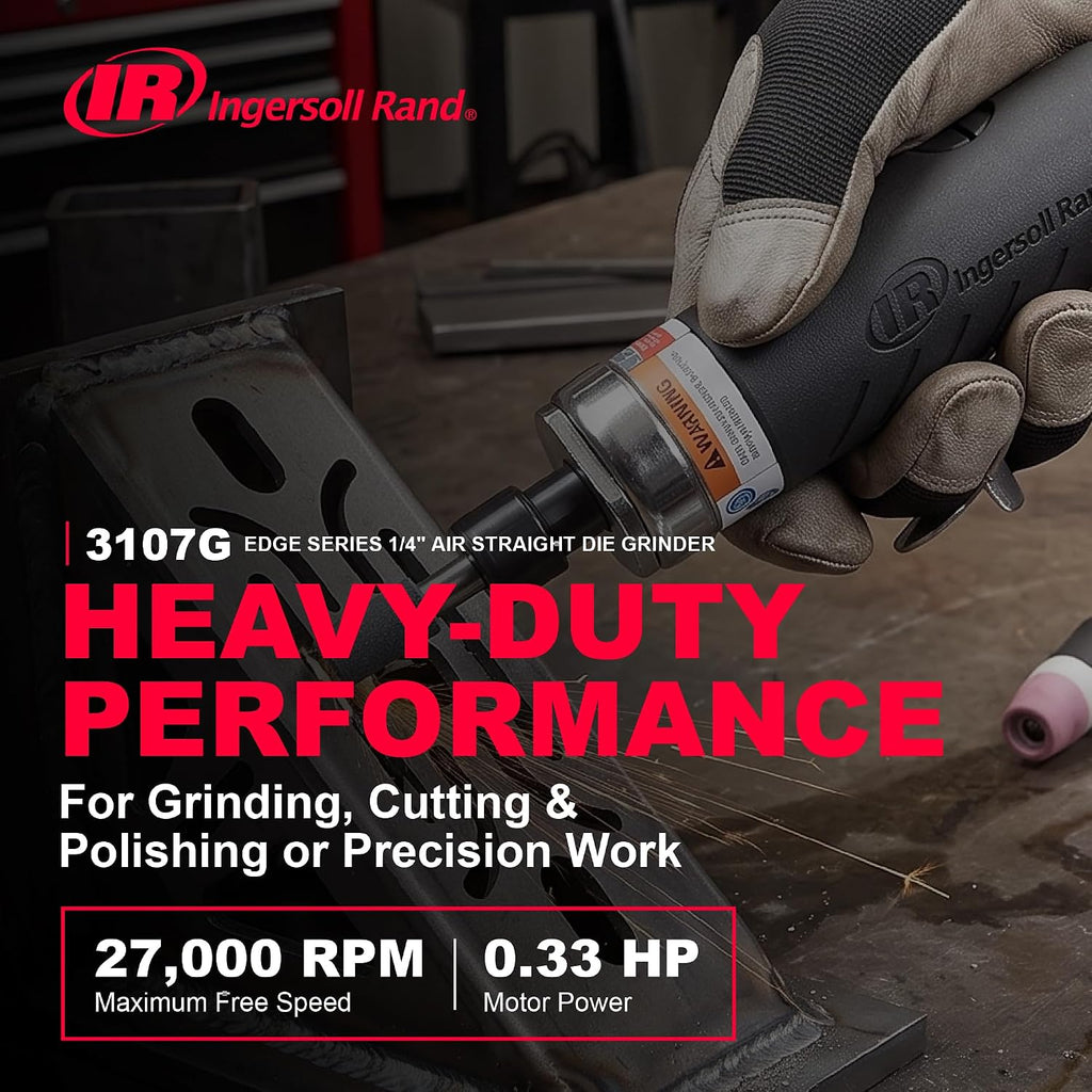 Ingersoll Rand Amoladora de troqueles neumática de 1/4 pulgadas 3107G