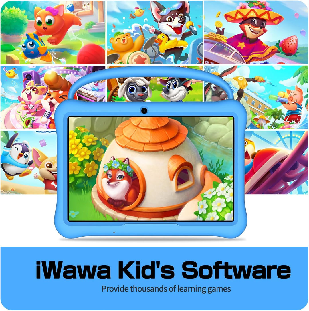 NEWISION iWawa - Tableta infantil de 10 pulgadas, tabletas Android...
