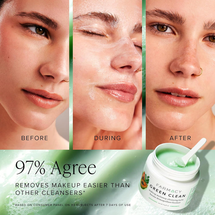 Farmacy Ceramide Face Moisturizer + Cleansing Balm Duo - Juego de c...