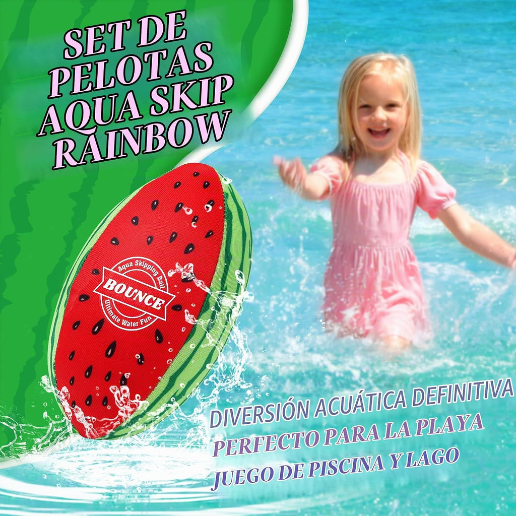 Juego de 5 bolas de salto de agua para jugar en la piscina (tema