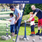 QDRAGON 2 en 1 Juegos de Bolos Ball para niños con Máquina de Lanzamiento Automática