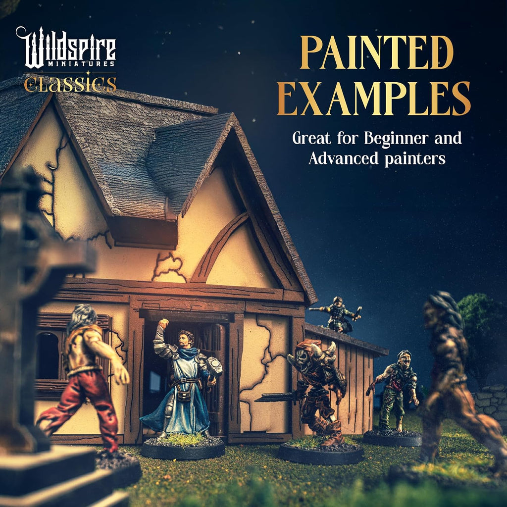 Encuentros clásicos – 125 miniaturas icónicas de DND a granel, sin pintar 1.102 in para D&D Minis, miniaturas DND, figuras de dragones de mazmorras, minifiguras, accesorios de mesa de fantasía
