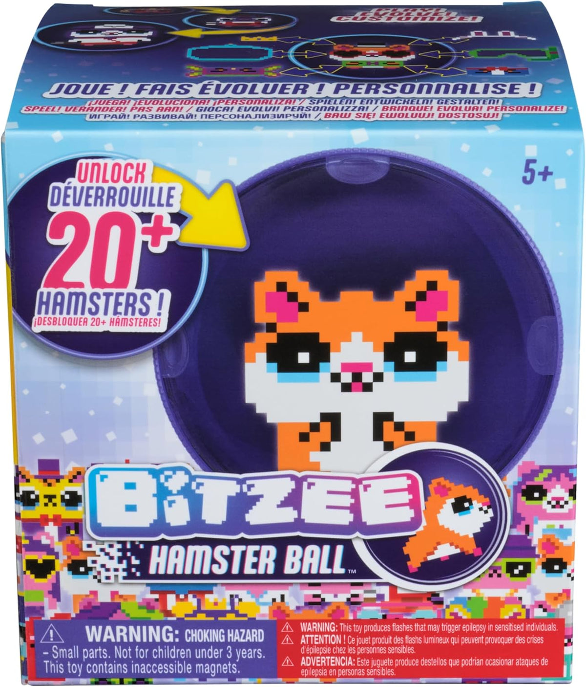 Bitzee Juguete interactivo de pelota de hámster con más de