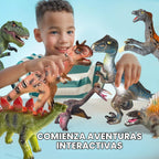 Gzsbaby 8 juguetes de dinosaurio jumbo para niños pequeños de 3 a 5 a 7 años, recuerdos perfectos de fiesta de dinosaurios, regalos de cumpleaños
