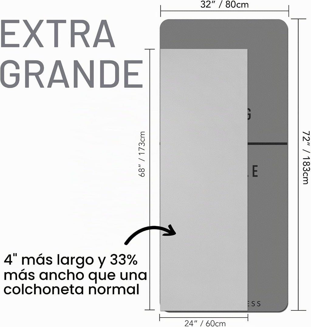 Esterilla de entrenamiento grande – Tapete de ejercicio extra grueso de