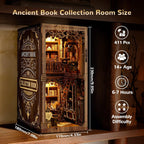 3DVASE Rincones de libros para adultos, kit de rincón de libros en...