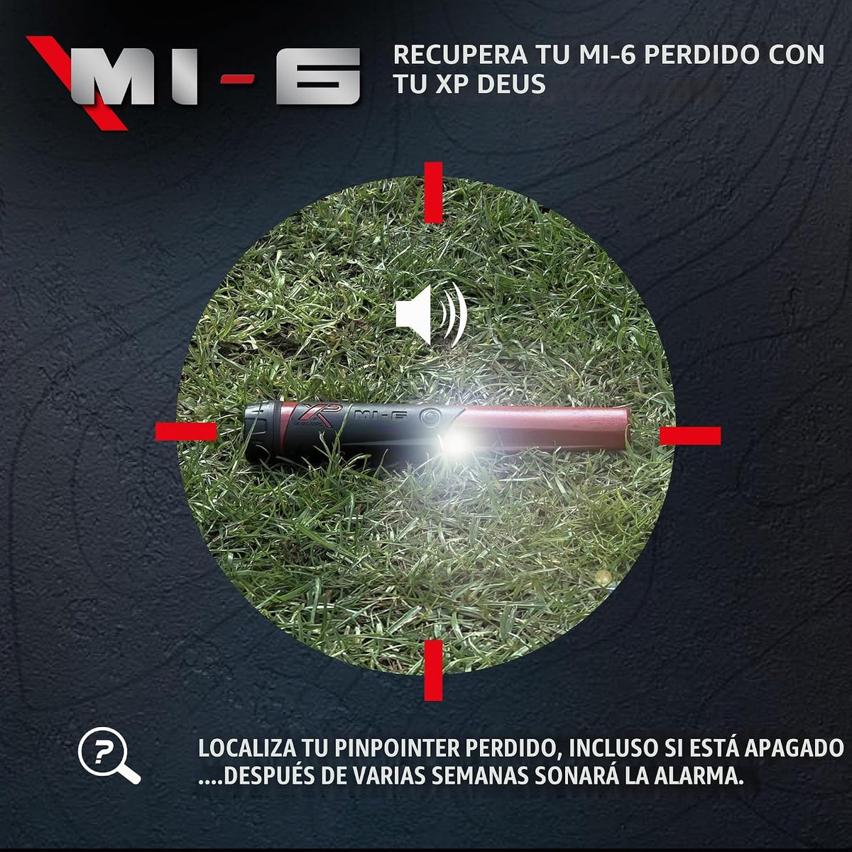 XP MI-6 Pinpointer: Estéreo y totalmente conectado con detectores XP para adultos