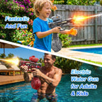 Pistola de agua eléctrica, pistola automática para niños y adultos