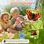 Microscopio digital de mano 1000X para niños con pantalla IPS de 2,4"