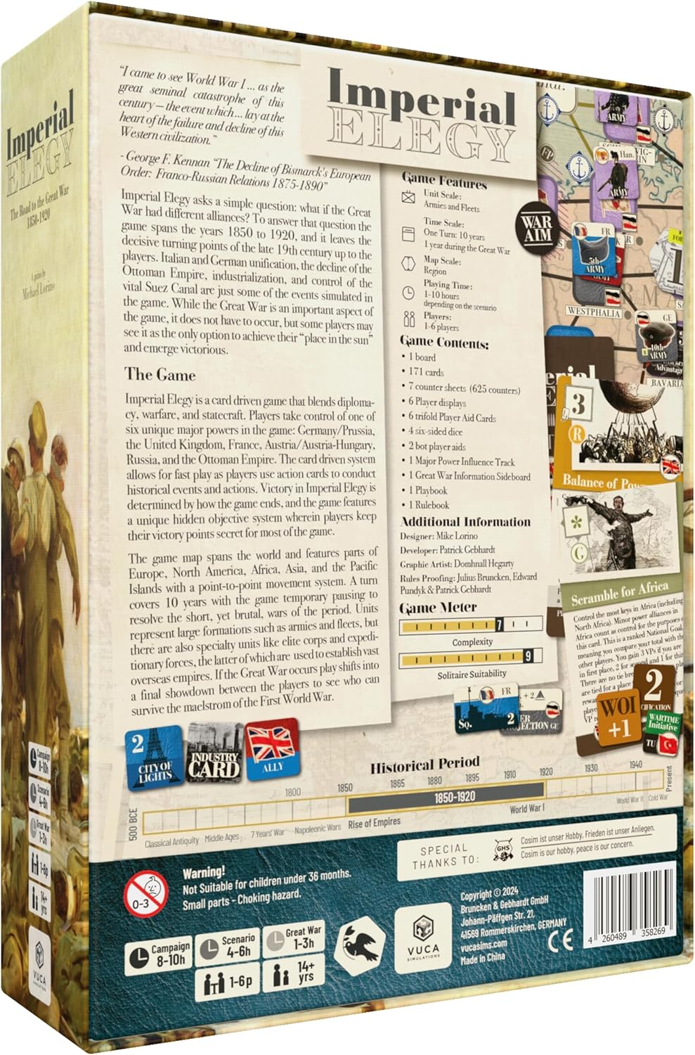 VUCA Simulations Imperial Elegy The Imperial World at War