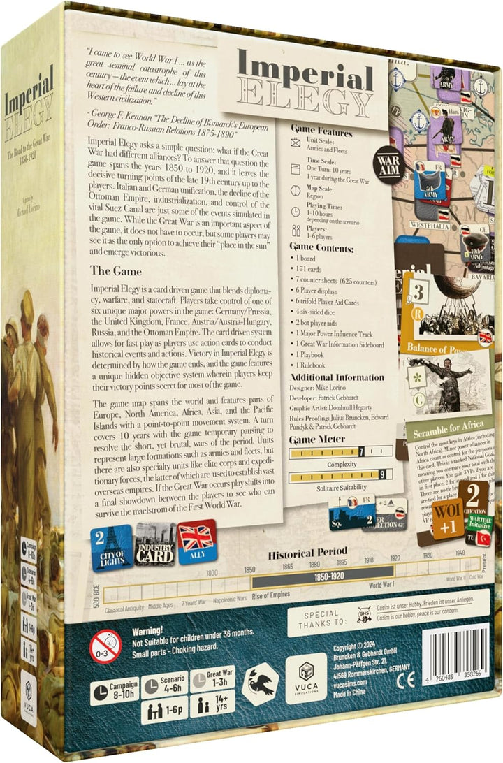 VUCA Simulations Imperial Elegy The Imperial World at War
