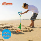 Detector de metales ajustable para niños, pantalla LCD