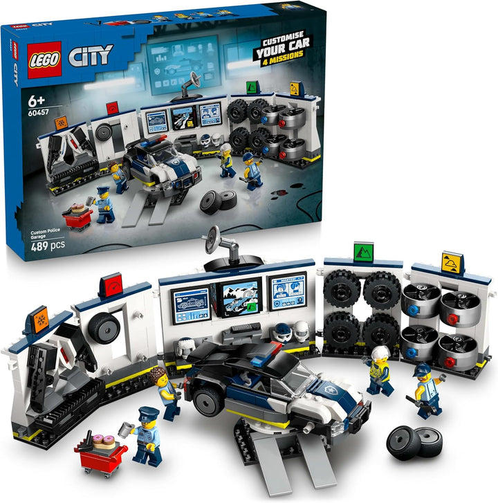 LEGO City Police Car Custom Shop 60457 Toy Blocks, Boys, Girls, 6 Y...
