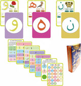 36 tarjetas flash árabes aprendizaje del alfabeto árabe