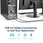 StarTech - Tarjeta PCIe USB de 4 puertos de 5 Gbps, 4 controladores...
