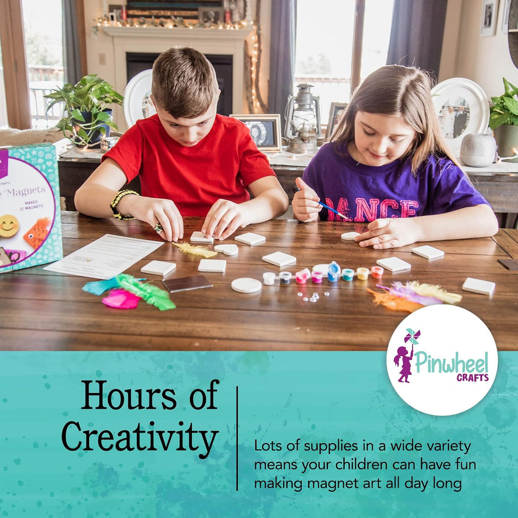 Juego de imanes para nevera de Pinwheel Crafts