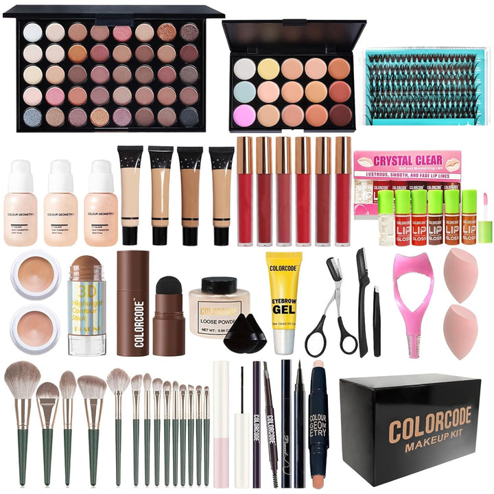 Kit de maquillaje todo en uno para adolescentes, regalos para adole...